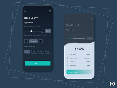 Loan Approval App behance colors design dribbble dribbble best shot figma finance finance app fintech fintech app graphic design ios app loan minimal scroller ui ui design uiux ux ux design