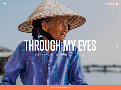 Daily UI #003 • Landing Page dailyui photography portraits vietnam