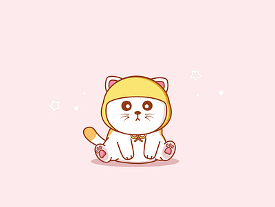 Fat Cat adorable animal cartoon cat cats character characterdesign cute cute animal cute illustration illustration kitten kittens kitty meow pet pets puppy sweet tail