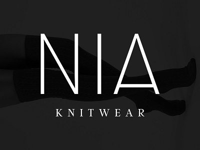 Nia Logo branding fashion logo modern