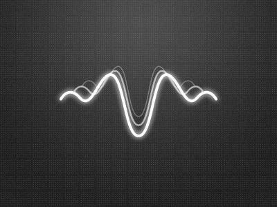 The Vibe Logo Treatment black logo sound