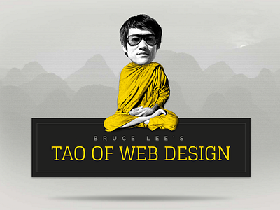 Bruce Lee Cover black bruce lee parallax responsive web yellow