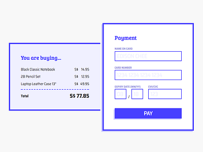 Checkout form 002 checkout css dailyui form line payment