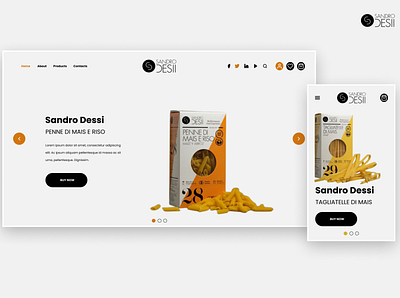 SANDRO DESSI app design figma icon typography ui web website