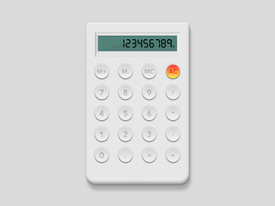 Calculator app calculator flat design flat 2.0 illustration ui ux