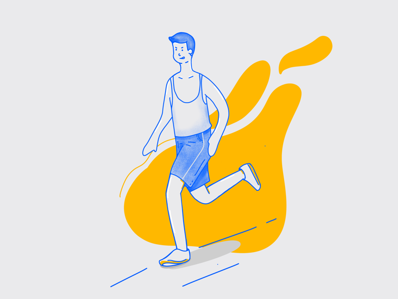 Keep Running By Ryan Dam On Dribbble