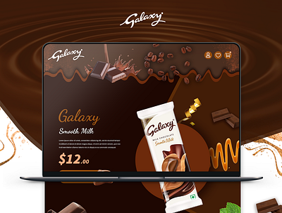 GALAXY HOME PAGE DESIGN branding homepage design photoshop psd mockup ui ux