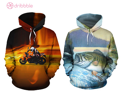 I will custom sublimation hoodie and sweatshirt design by Jony Miah on  Dribbble
