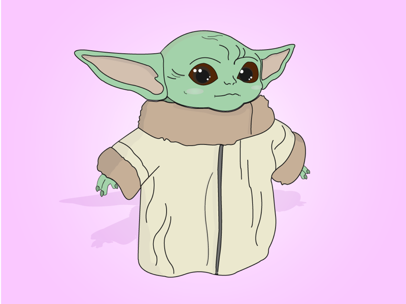 Mandalorian Baby Yoda in progress by alexe.studio on Dribbble