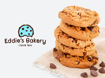 logo design presentation for eddie's bakery