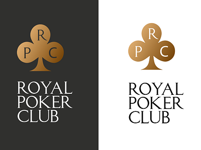 logotype design for royal poker club brand brand identity branding design designer graphic graphicdesign illustration logo logo design logodesign logos logotype monogram monogram logo vector