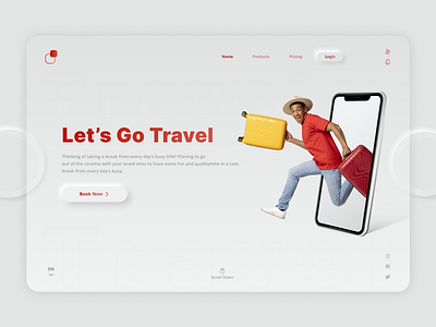 Trending Travel Landing Page