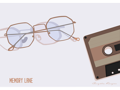 Memory Lane animation art design flat graphic design illustration illustrator logo minimal ui