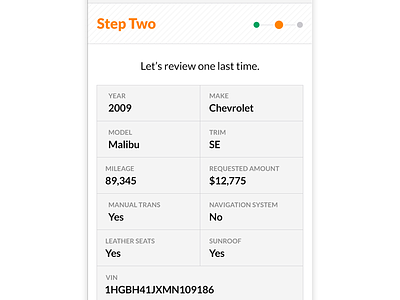 Mobile vehicle checkout application checkout mobile steps vehicle