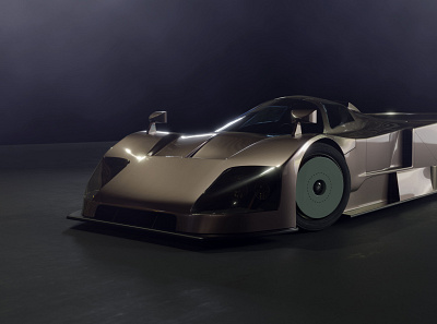 LeMans concept car 3d 3d art 3d artist blender3d car cgi concept car racing vehicle vehicle design vehicles