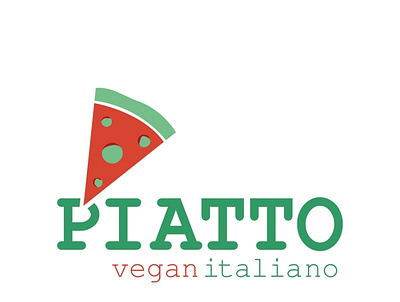 Pizza Piatto branding graphic design illustration logo typography