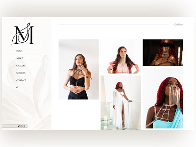 Fashion Portfolio Website Design