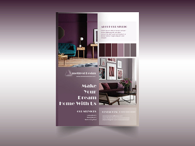 Interior Design Studio Advertising Flyer