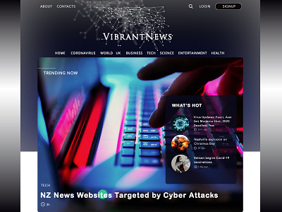 News Website Design