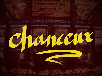 Chanceux! chanceux french lettering type