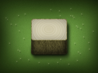 Wood Icon in the mystical forest brown green icon texture trunk wood