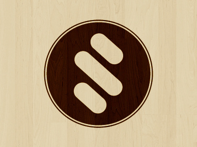 'S' Logo circle logo logotype mark s wood