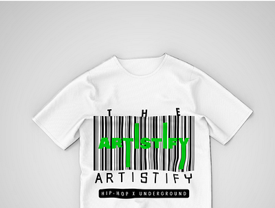 ARTISTIFY TSHIRT MOCKUP artwork branding design hiphop mockup psd mockups music photoshop typography website