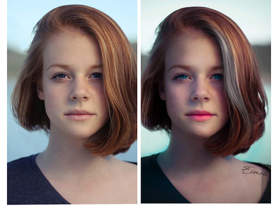 Retouching artwork beauty design photoshop retouching