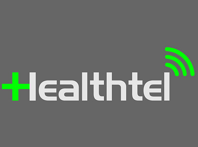 HEALTHTEL LOGO business logo creative logo design graphic design illustration logo minimal unique logo