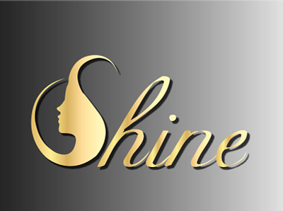 SHINE BEAUTY LOGO beautylogo creative logo graphic design logo shine logo skincare logo spa logo unique logo woman logo