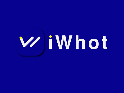 iWhat app logo design