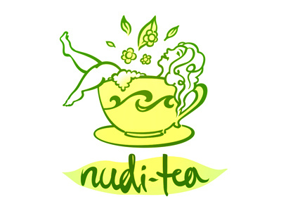 Nudi Tea beauty health logo