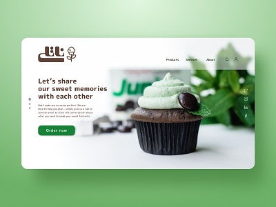 Natlie website redesign concept cookies design uiux uiuxdesign web web design web ui website