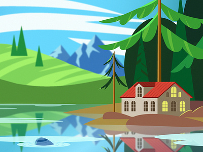 landscape vector