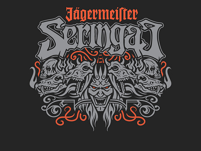 Jagermeister x Seringai art artwork branding design illustration logo