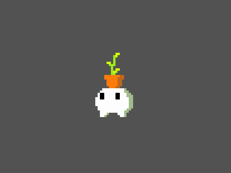 Squishy plant boy animation cute pixel art plants