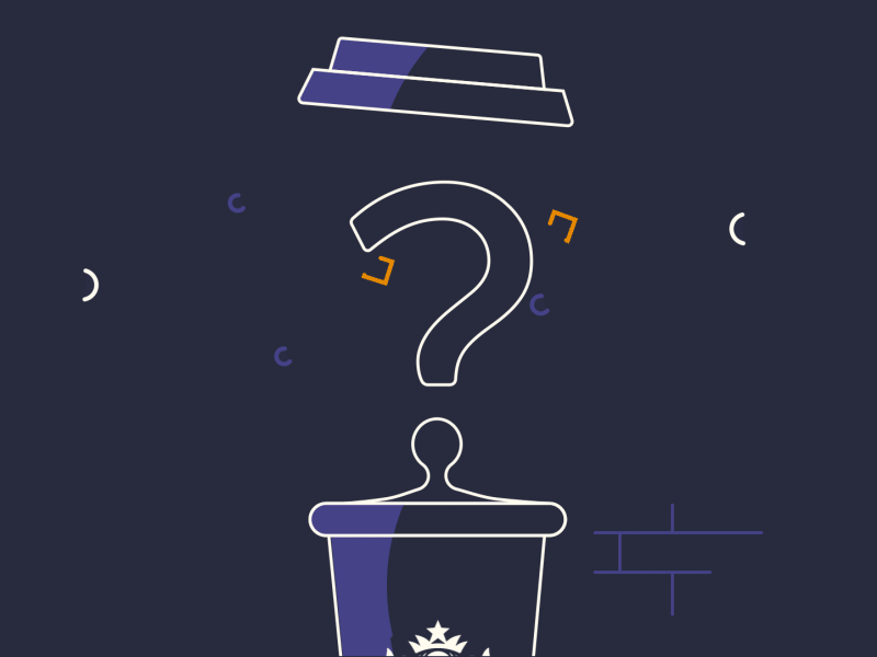 What do you know about coffee? 2d animation coffee design gif motion outline