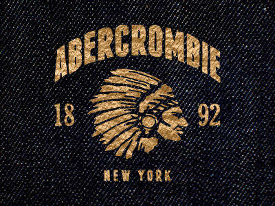 Abercrombie & Fitch abercrombie apparel branding fashion handcrafted illustration lettering new york pencil print typeography yeg
