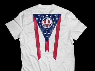 Local Legend Ohio Flag Shirt apparel custom shirt design graphic design illustration local legend logo ohio ohio flag shirt shirt design tshirt