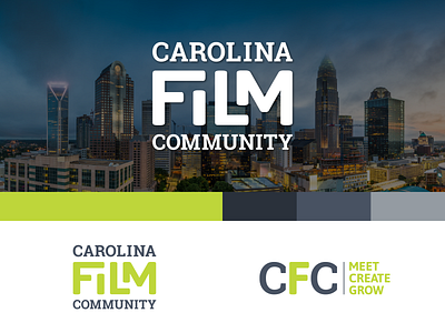 Logo Design - Carolina Film Community branding design logo typography