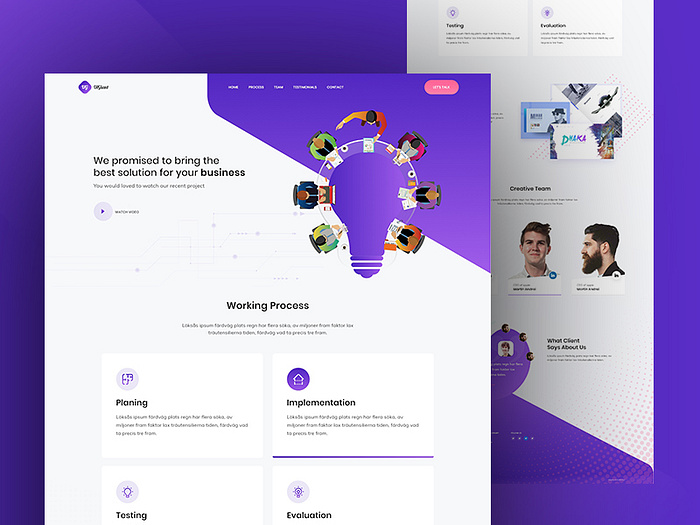 Startup Agency by Sultan Mahmud on Dribbble