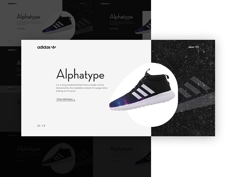 Header Exploration | adidas by Sultan Mahmud on Dribbble