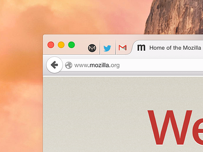 Firefox  for OS X Yosemite