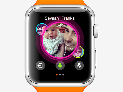 Firefox Hello for the Apple Watch interaction design product design ui ux visual design wearables