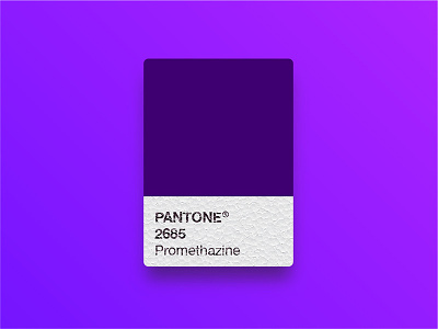 Promethazine Pantone 2685 pantone promethazine purple styrofoam syrup