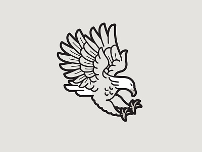 Eagle bird bird icon bird illustration bird logo black and white eagle eagle logo eagles hawk hawkeye illustration logo mark vector wings