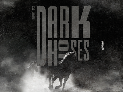 Drak Horses // 02 design graphicdesign illustration photoshop poster poster art typography typography design