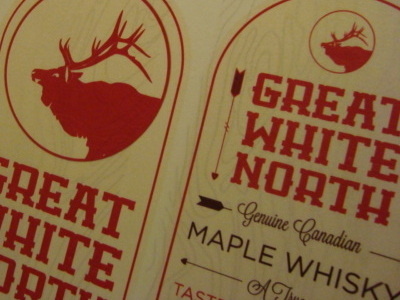 Whisky Labels canadian label maple whisky