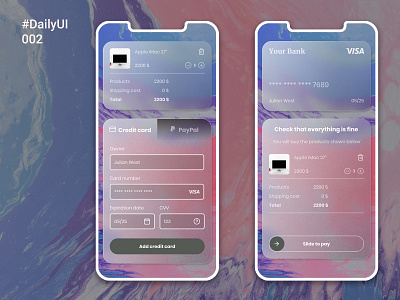 DailyUI002 creditcard app checkout credit card checkout creditcard dailyui dailyui 002 dailyui002 design figma flat ui ui design ux ux design
