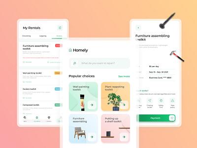 Homely Toolkit Rental App